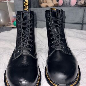 Dr. Martens Black Leather Boots